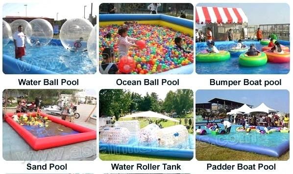Ocean Domestic Inflatable Rectangular Swimming Pool for Kids Adults