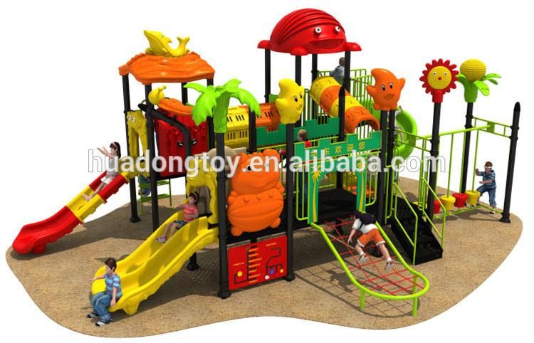 Plastic Slide Children Games Outdoor Playground for Sale