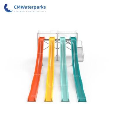 Design and Manufacture Water Slide Fiberglass Swimming Pool