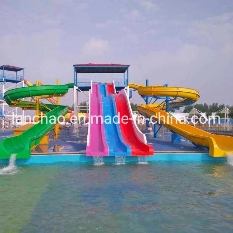 Water Slide Design Fiberglass Water Park Equipment