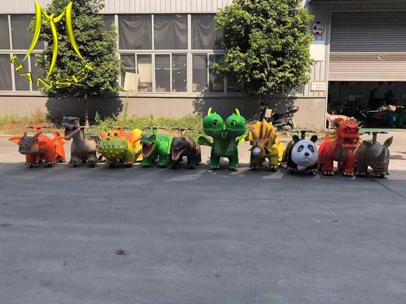 Hansel Electric Walking Ride on Dinosar Car for Amusement Park