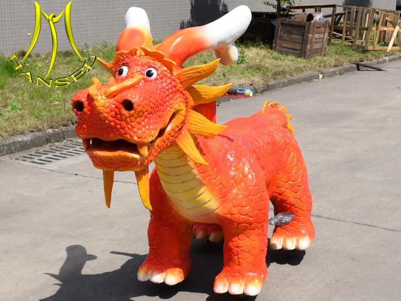 Hansel Electric Walking Ride on Dinosar Car for Amusement Park