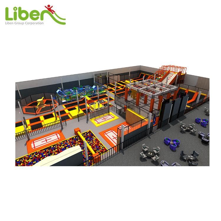 New Games Indoor Trampoline Court Wiipeout and Donut Snow Tube Slide