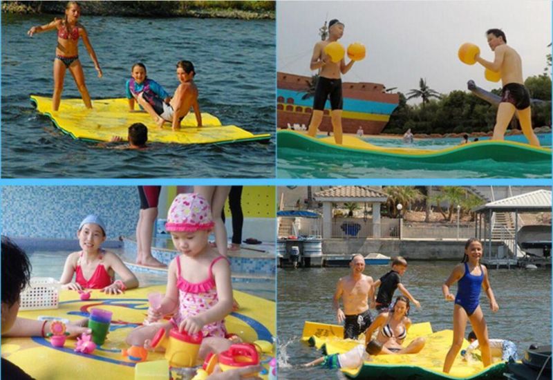 Large Size 3 Layer XPE Foam Water Floating Bed Mat for Swimming Pool Lack Beach