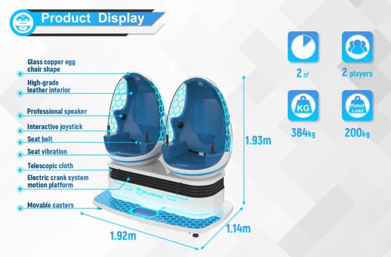 2 Seats Vr Chair Cinema 9d Chair with Kids