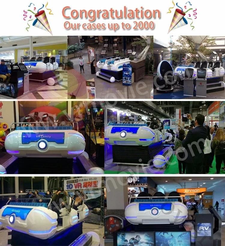 Shopping Mall Virtual Reality 6 Seatsvr Roller Coaster Simulator