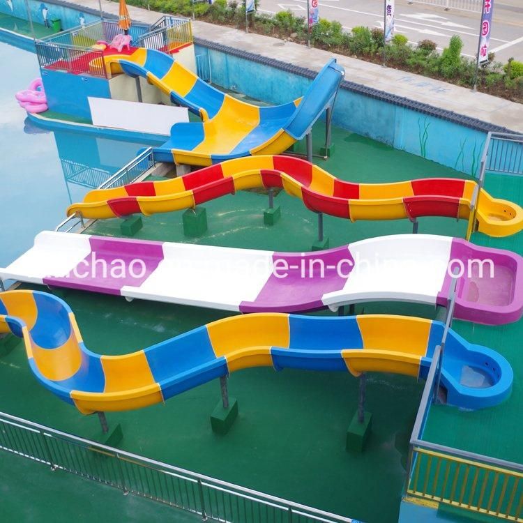 Fiberglass Kids Small Water Slide for Children Aquatic Park