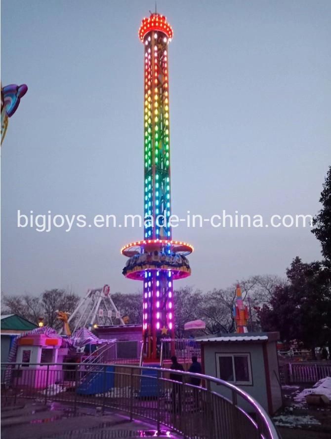 Exciting Entertainments Amusement Park Equipment Free Fall Tower Rides for Sale