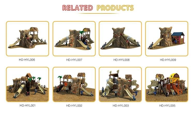 High Quality Popular Funny Plastic Kindergarten Children Sport Amusement Park Outdoor Playground Equipment