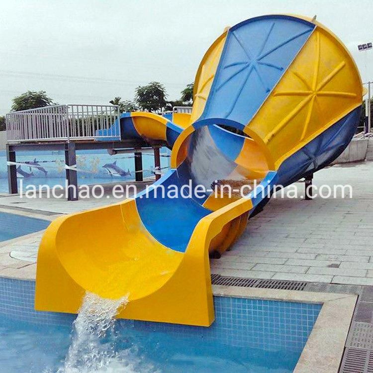 Family Fiberglass (FRP) Water Slide for Children Park Playground