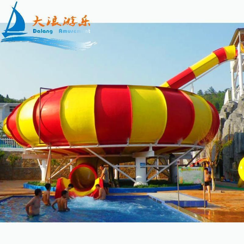 Aquapark Game Product Pool Slides Fiberglass Swimming Outdoor Slide Playground
