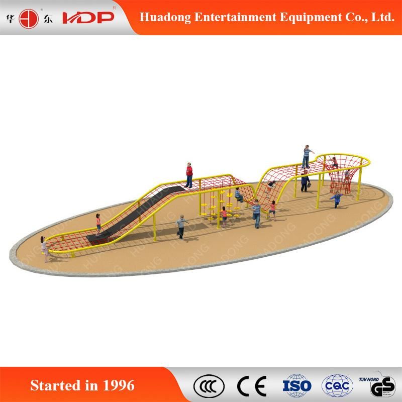 Safe Amusement Park Outdoor Fitness Kids Rainbow Climbing Net