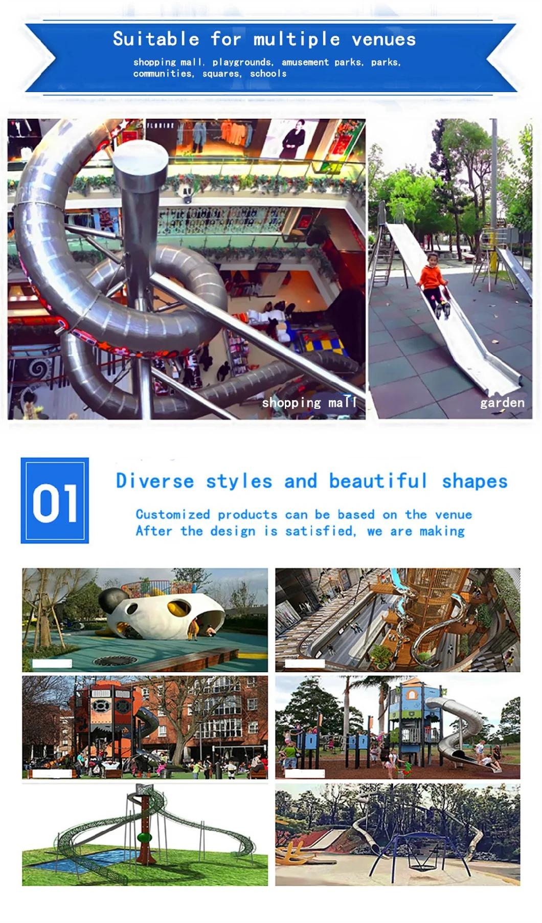 Outdoor Park Kids Playground Equipment Slide Climbing Frame
