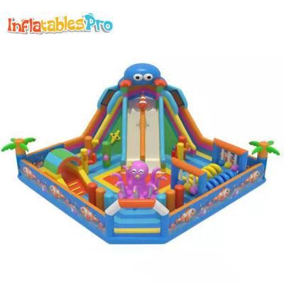 Inflatable Sea Theme Octopus Inflatable Jumping Castles for Kids