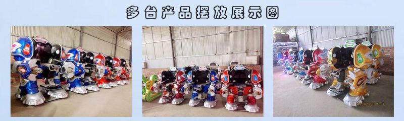 Pop Kiddie Ride-Iron Robot, Outdoor Commercial Robot Ride for Kids