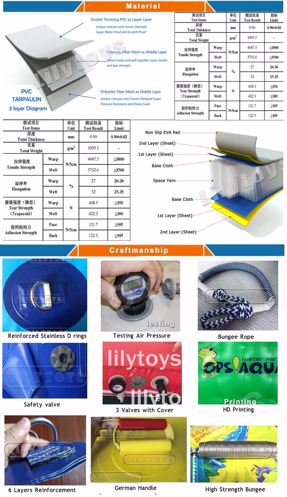 Lilytoys Inflatable Slide Kick, Inflatable Cover Tower, Inflatable Water Sport