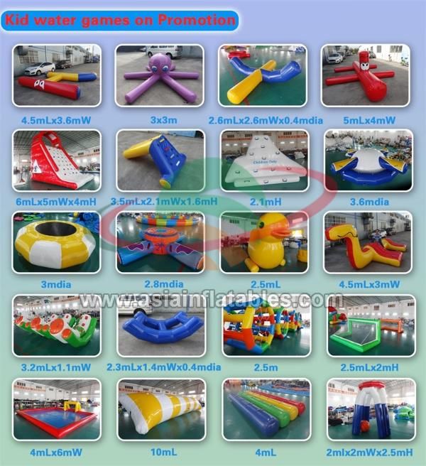0.9mm PVC Tarpaulin Inflatable Water Blob, Inflatable Water Jumping Pillow