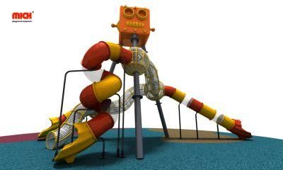 Mich Children Outdoor Climbing Frame with Tube Slides