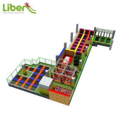 2018 Liben Popular Newest Games Large Indoor Amusement Trampoline Games Park