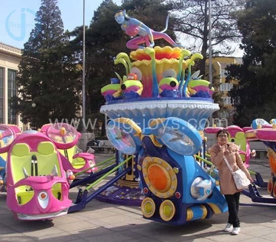Fairground Equipments Blue Star Kiddie Ride Theme Park Rides