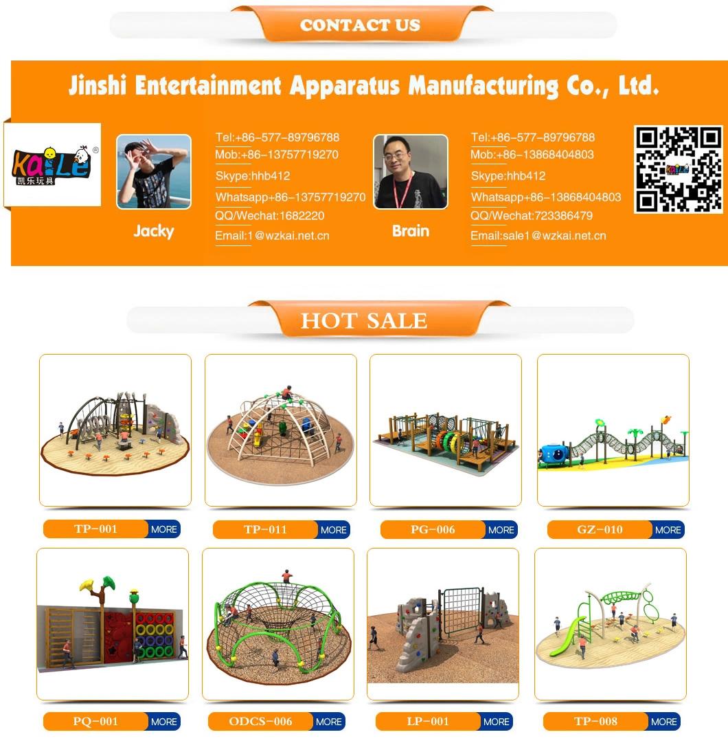 Quotation Outdoor Playground Kids Backyard Play Set Bridge Climbing Rope Net