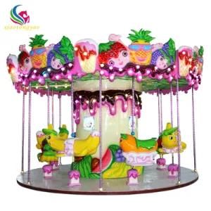 New Arrival Amusement Park Colorful 12 Seats Carousel Horse Rides