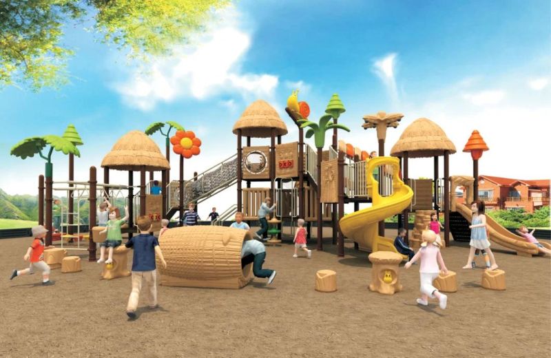 Fashion and Fun Outdoor Playground The Plastic Big Slide (TY-70242)