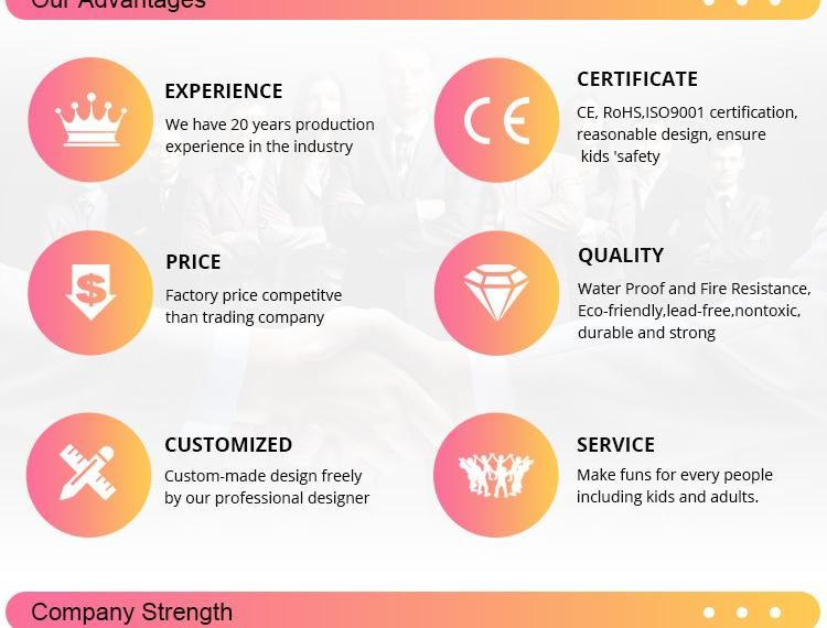 Customized as You Need CE Approved Water Park Equipment Plastic Playground
