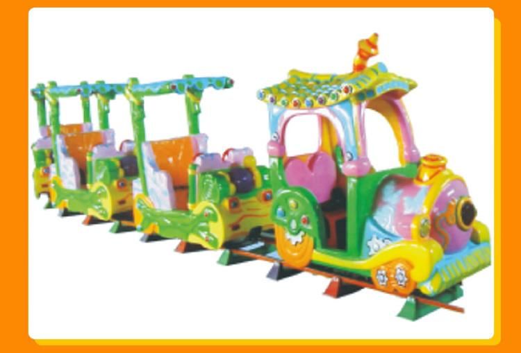 Wooden Boat Amusement Kids Ride Equipments Electric Tourist Trackless Track Train (KL6056)