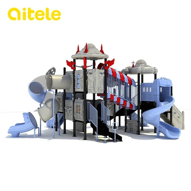 China New Design Plastic Interstellar Craft Outdoor Playground for Kids