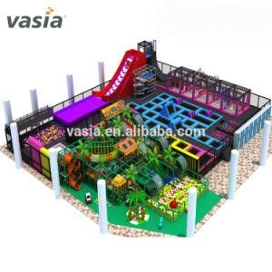 Plastic Big Slides and Ball Pool in Theme Amusement Park Indoor Playground Equipment for Sale