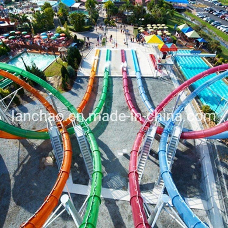 Amusement Water Park Transparent Water Slide for Adult