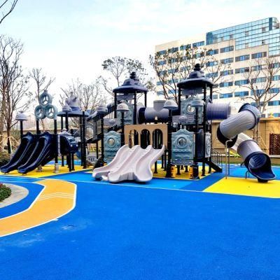 High Quality LLDPE Plastic Outdoor Park Kids Outdoor Playground Equipment UV-Resistant Anti-Fading Play Slide Structure