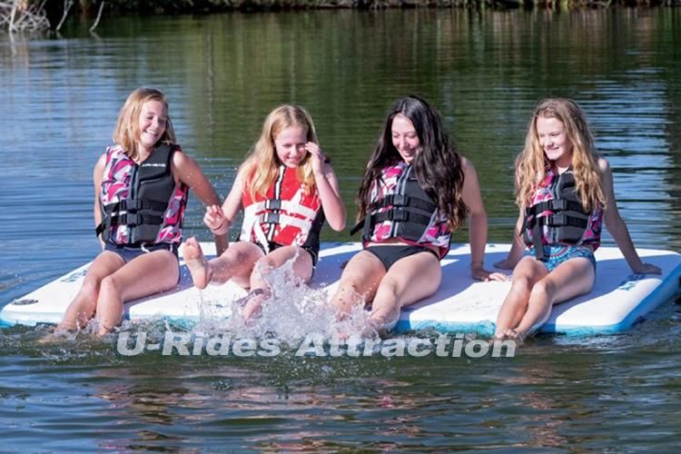 Inflatable Floating Dock Water Playing Mat Air Track