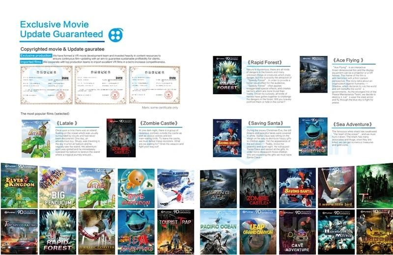 9d Virtual Reality Cinema Arcade Games Vr Simulator