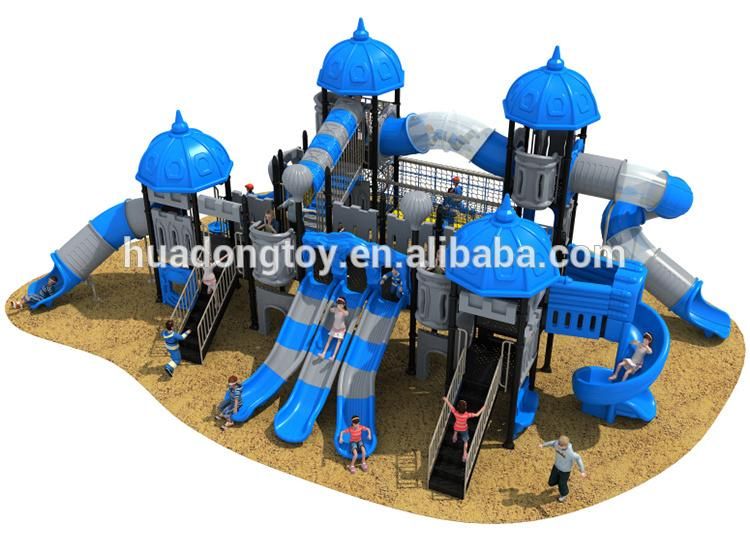 Interesting Plastic Outdoor Children Playground Slide