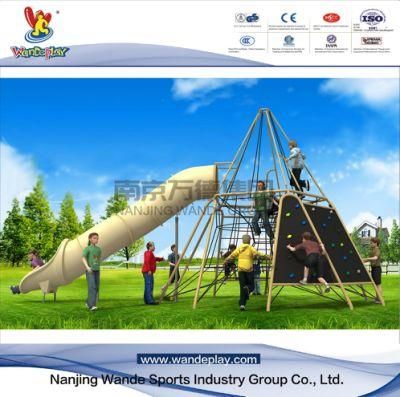 Kids Outdoor Tube Slides Playground for School