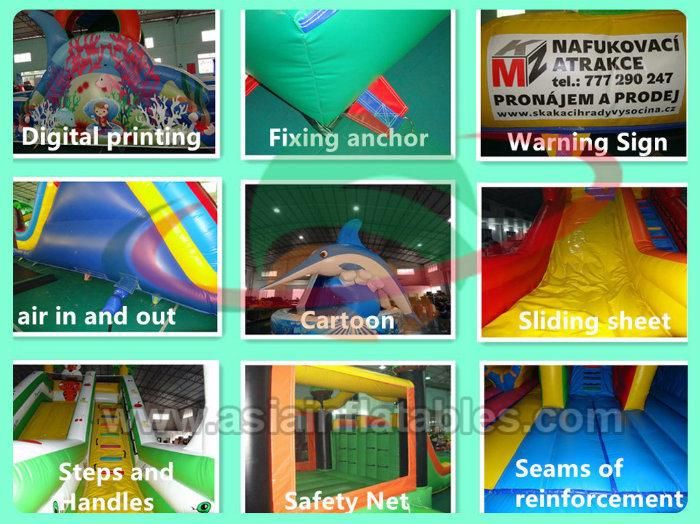Commercial Use Giant Inflatable Water Slide Long Slip N Slide The City
