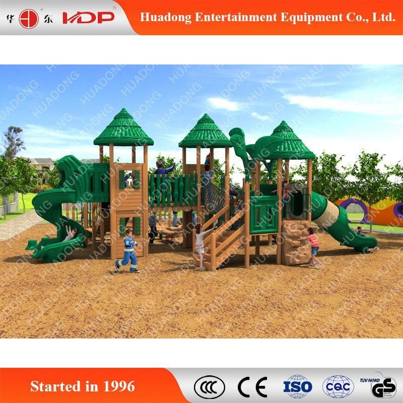 Popular Wooden Series Outdoor Children Playground Equipment (HD-MZ026)