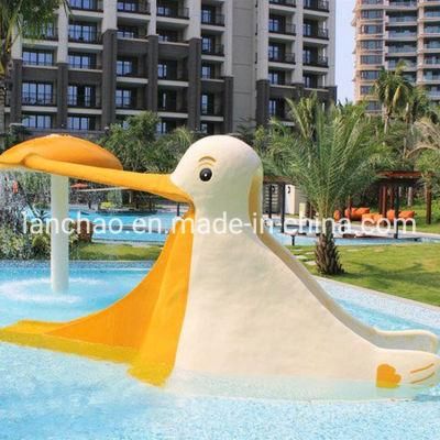 Funny Water Park Slide Fiberglass Children Slide