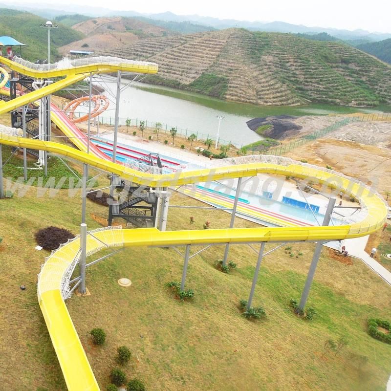 Water Roller Coaster Water Slide for 2 People