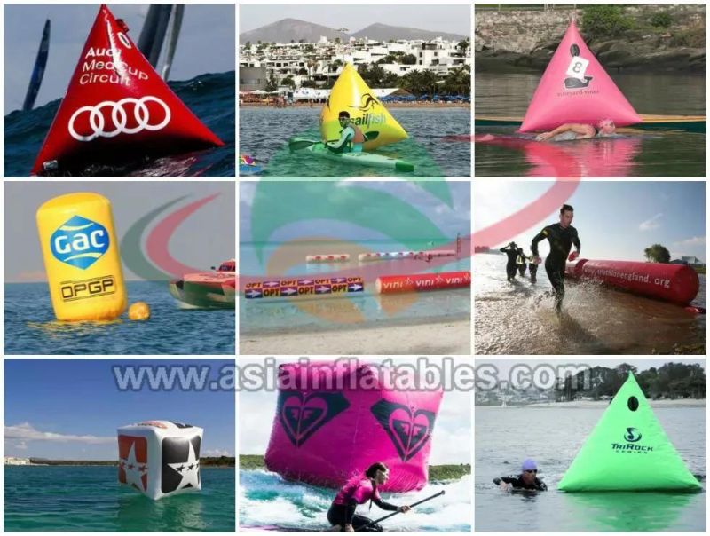 Floating Sport Inflatable Water Buoy Tube Inflatable Water Cylinder Buoy
