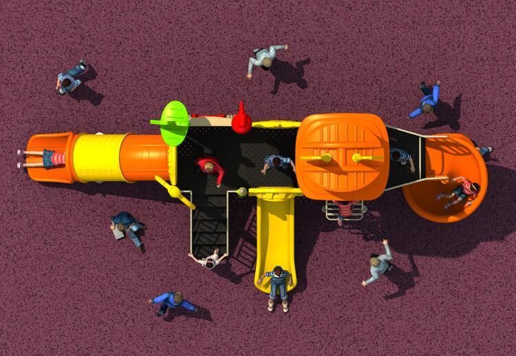New Design Outdoor Playground Slide Amusement Equipment