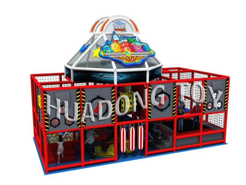 2017 Fashion Ocean Space Blue Theme Children Indoor Playground Equipment