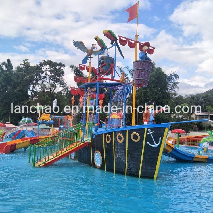 Aqua Park Fiberglass Water Slide Playground for Family