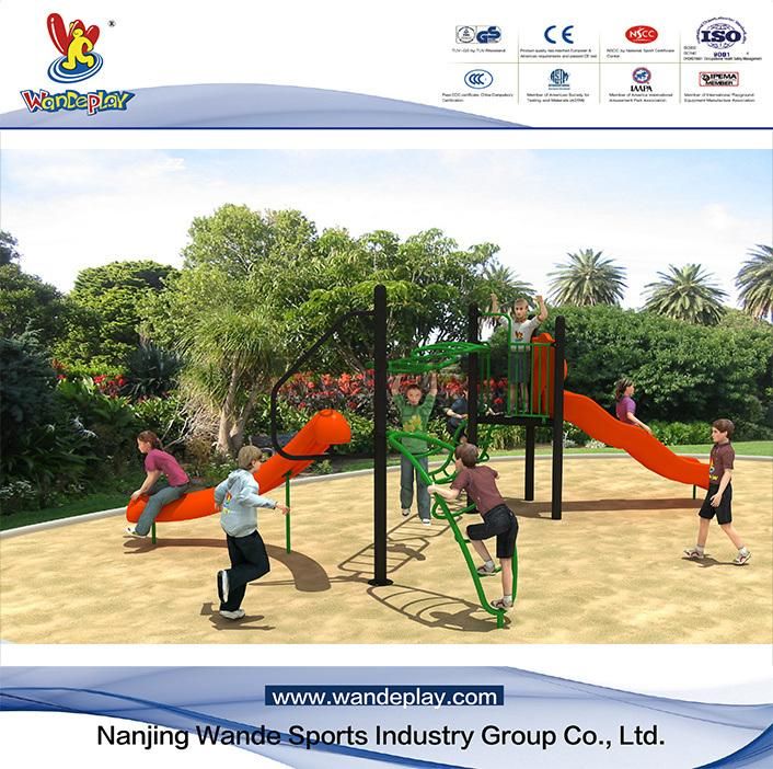 Big Plastic Slides Commercial Playground Equipment Rope Playground Equipment