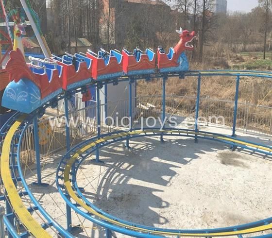 Amusement Rides Sliding Dragon Mini Roller Coaster Family Entertainment Attraction Dragon Roller Coaster for Sale