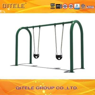 Outdoor Double Swing with Baby Seats for Amusement Park (QTL-3603)