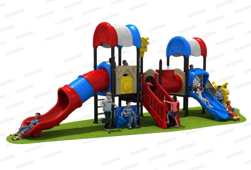 House Series Small Playgrond Outdoor Slide Equipment