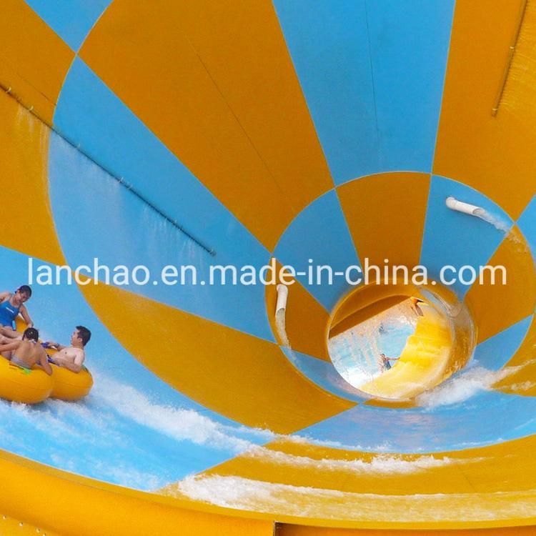 Customized Color Fiberglass Tornado Water Slide for Amusement Park
